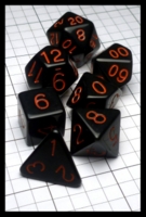 Dice : Dice - Dice Sets - Roll 4 Intitative Black Opaque and Red - Gen Con Aug 2016